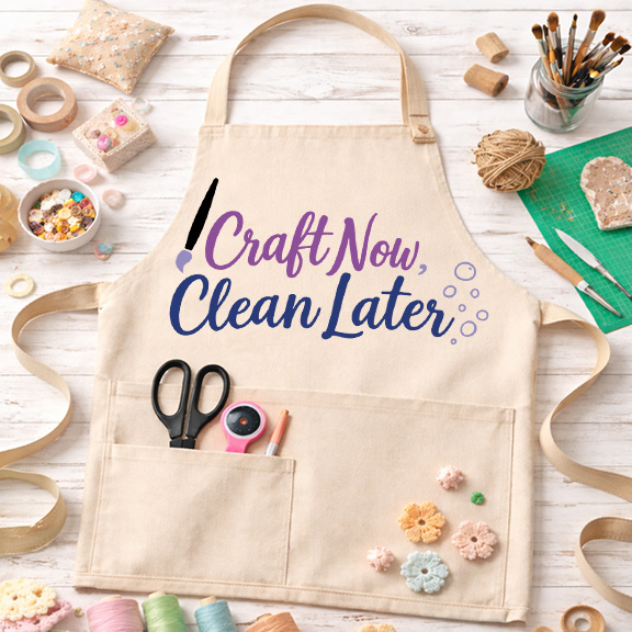 Craft Now Clean Later Craft SVG