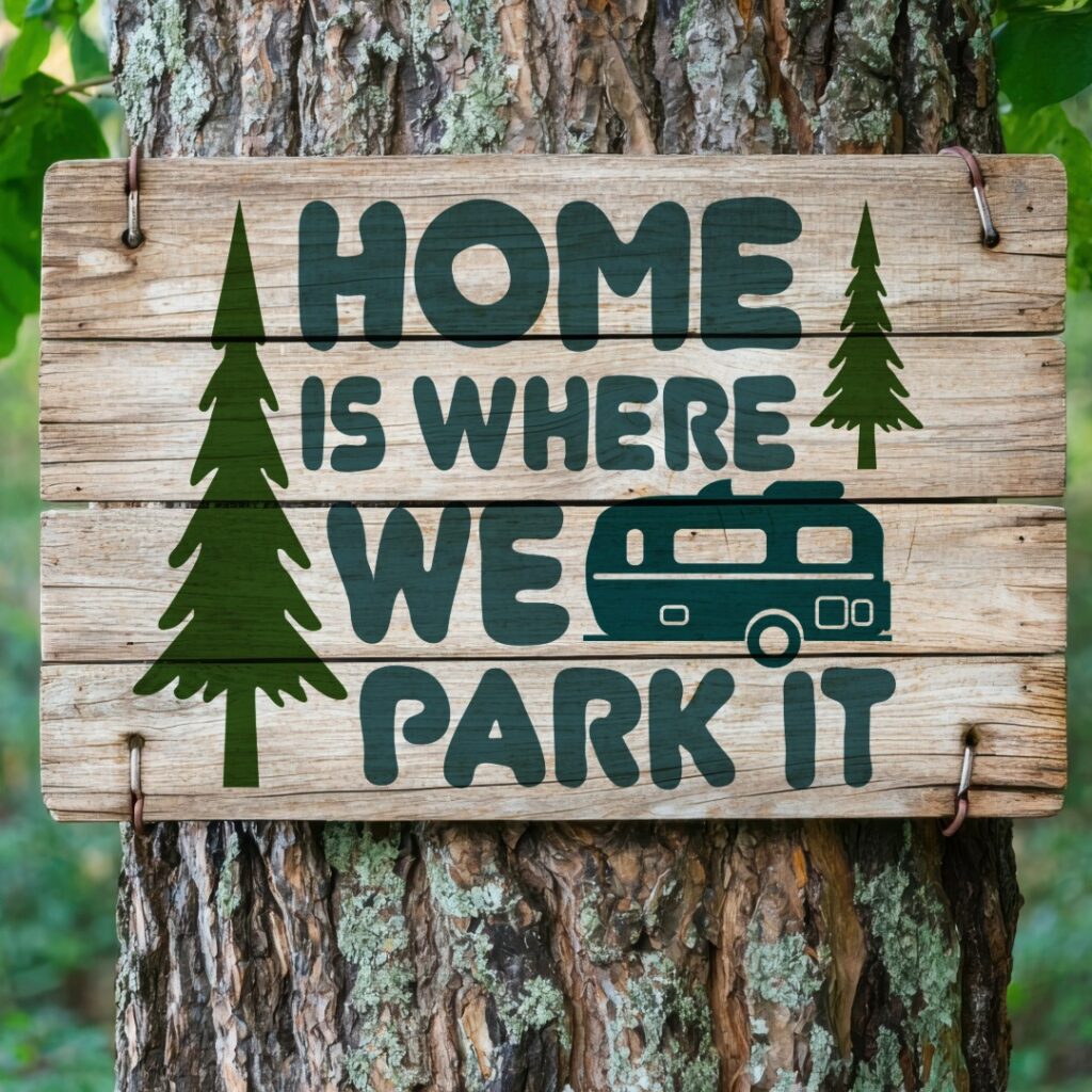Free camping SVG file by Flowingcreek— part of the SVG Design Squad blog hop.