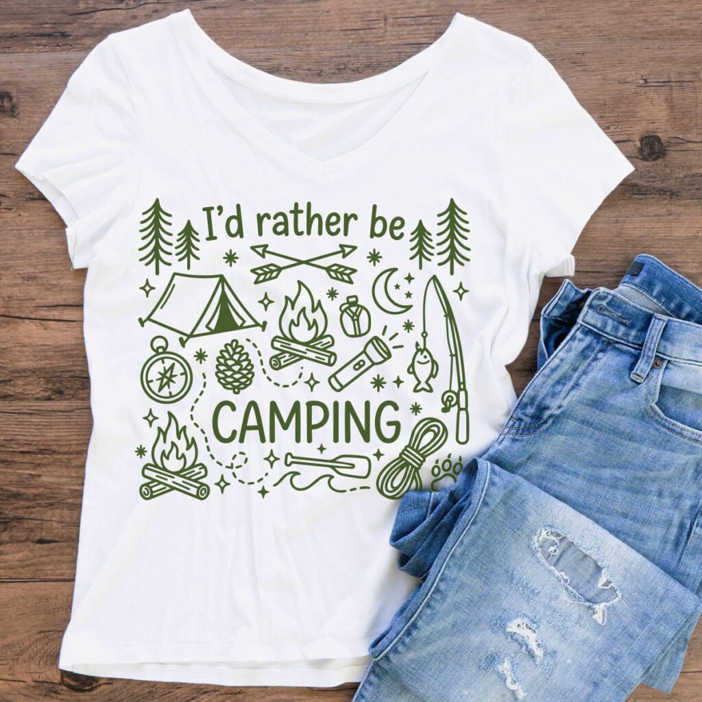 Free camping SVG file by The Crafty Blog Stalker— part of the SVG Design Squad blog hop.