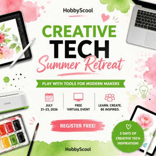HobbyScool Summer Retreat: Free Cricut Card Class